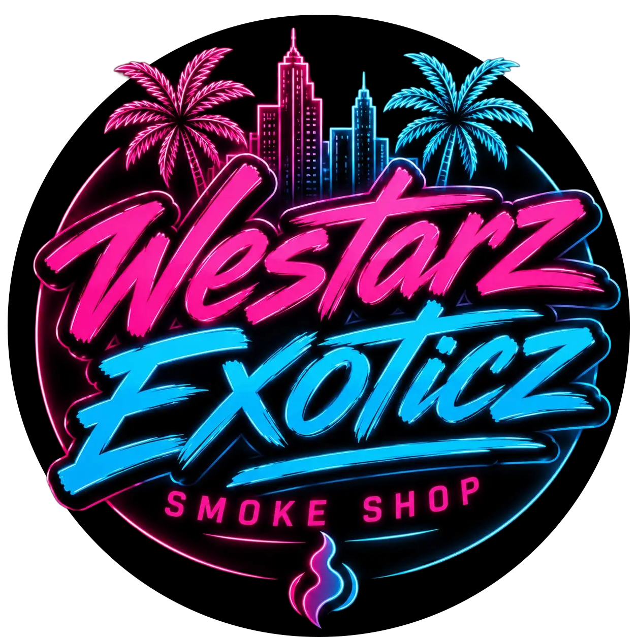 Westarz Exoticz smoke shop Miami logo