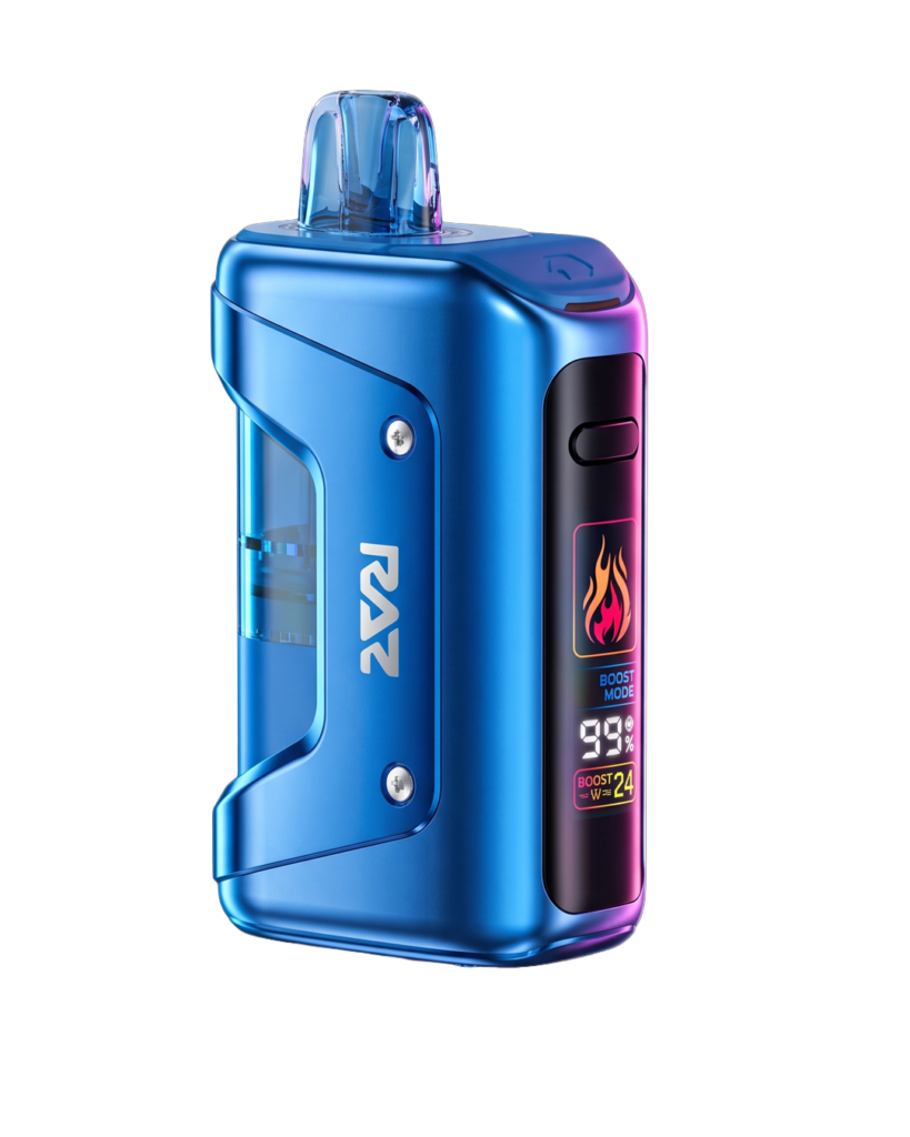 Raz Vue 50K Blue Raz Ice disposable vape at Westarz Exoticz Miami